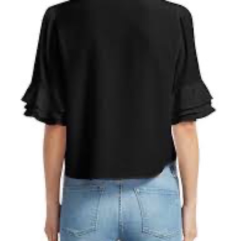 NWT Frame Ruffle sleeve top - Picture 3 of 10